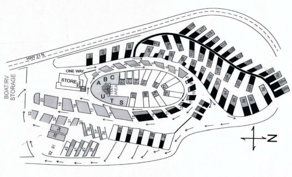 River Rue Map Large
